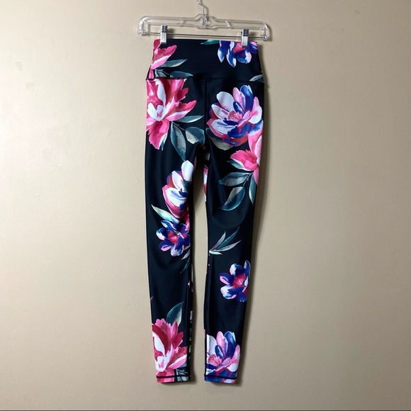 Carbon38 Romantic Floral High Rise Full Length Leggings - Picture 6 of 10